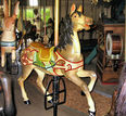 Dentzel Third Row Jumping Horse, Rabbit and Wurlitzer Band Organ
